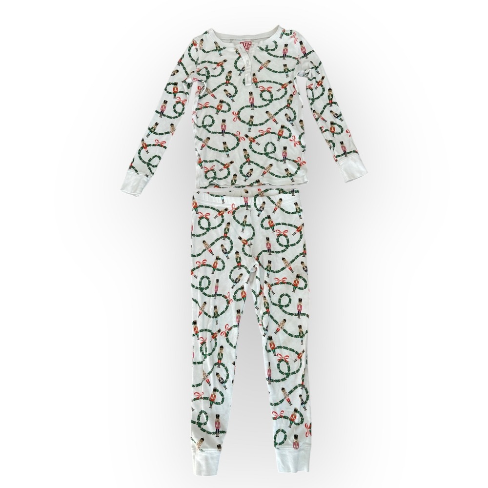 Emily‎ McCarthy Nutcracker Pima Cotton Christmas Pajamas Size 6 - See Condition